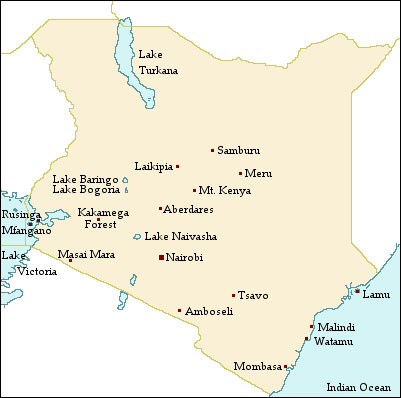 Kenya Map